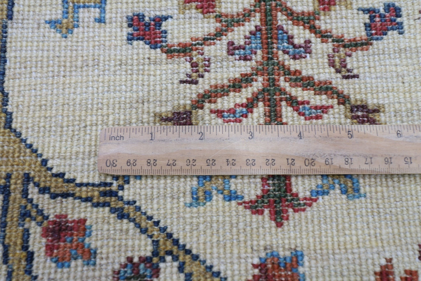 102 x 147 cm | Tree of life Oriental Area Rug Afghan Hand Knotted Veg Dye Wool carpet - ART WOOL CARPET