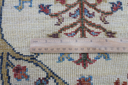 102 x 147 cm | Tree of life Oriental Area Rug Afghan Hand Knotted Veg Dye Wool carpet - ART WOOL CARPET