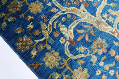 104 x 150 cm | Oriental Animal Area Rug Afghan Hand Knotted Veg Dye Wool carpet - ART WOOL CARPET