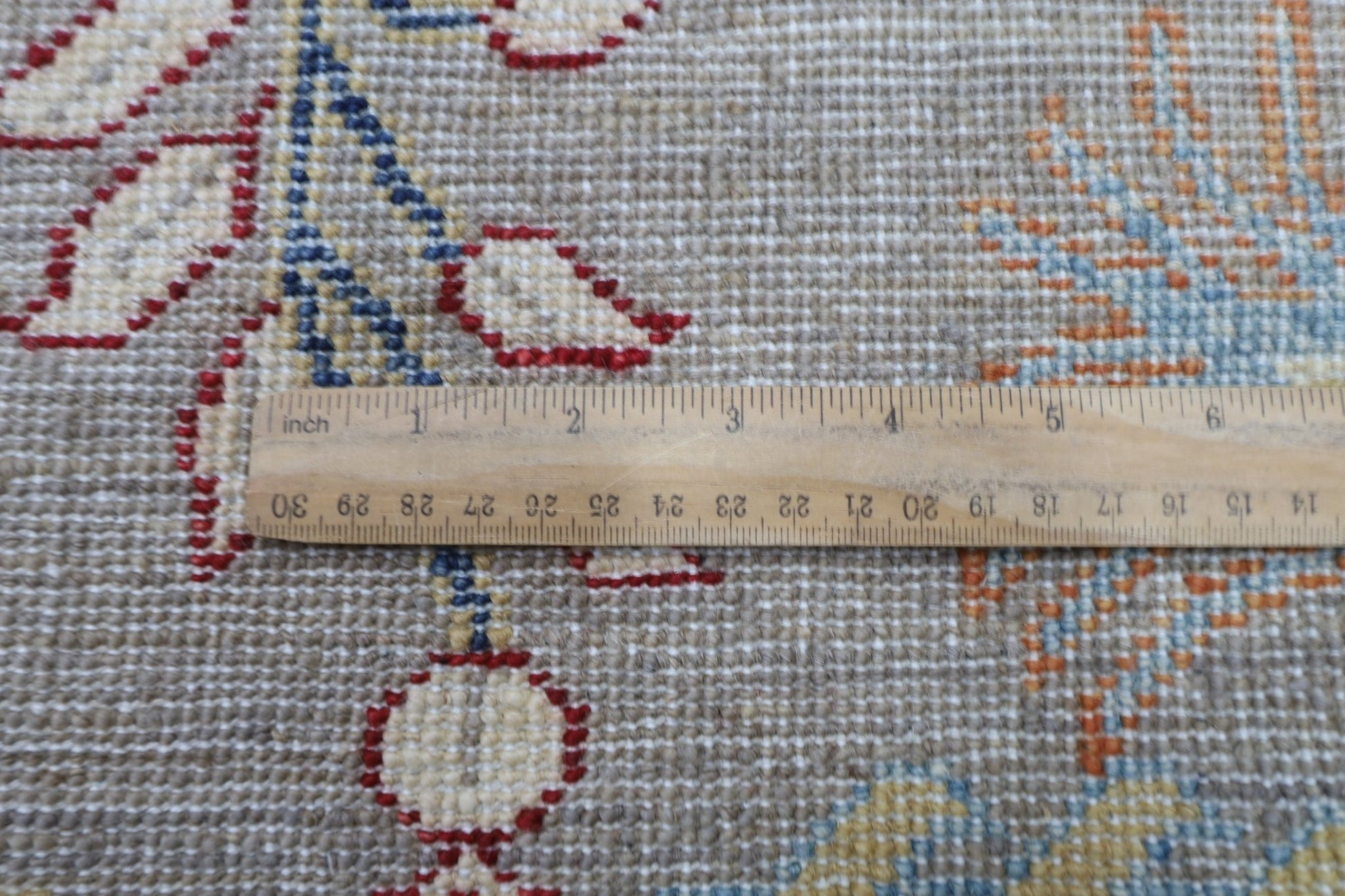 150 x 201 cm | Oriental Birds Gray Area Rug Afghan Hand Knotted Veg Dye Wool carpet - ART WOOL CARPET