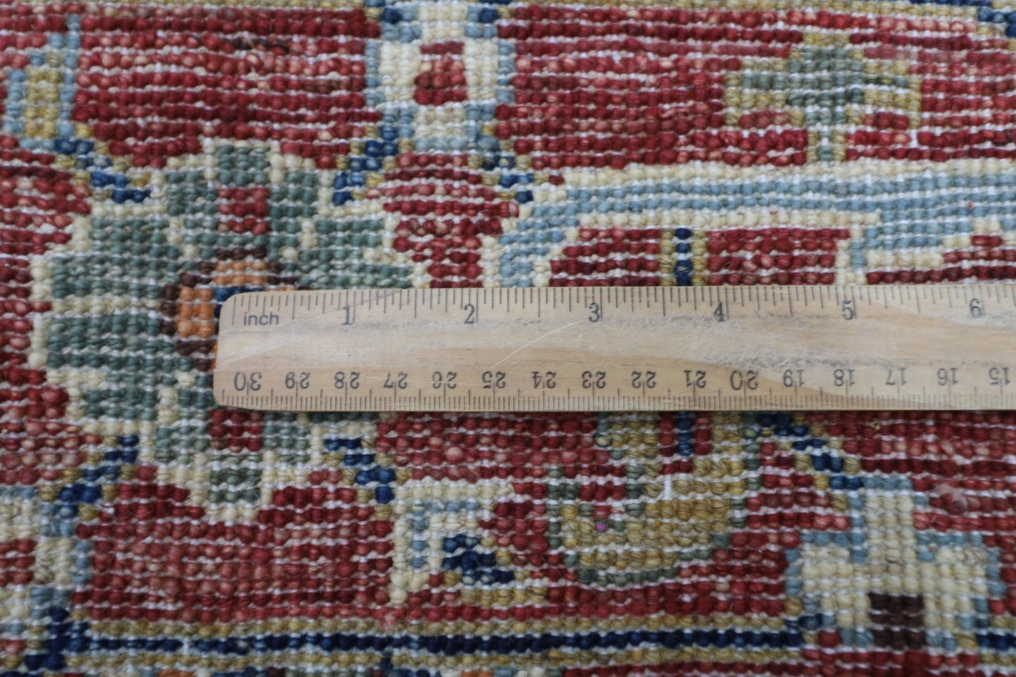 152 x 202 cm | Oriental Heriz Area Rug Afghan Hand Knotted Veg Dye Wool carpet - ART WOOL CARPET