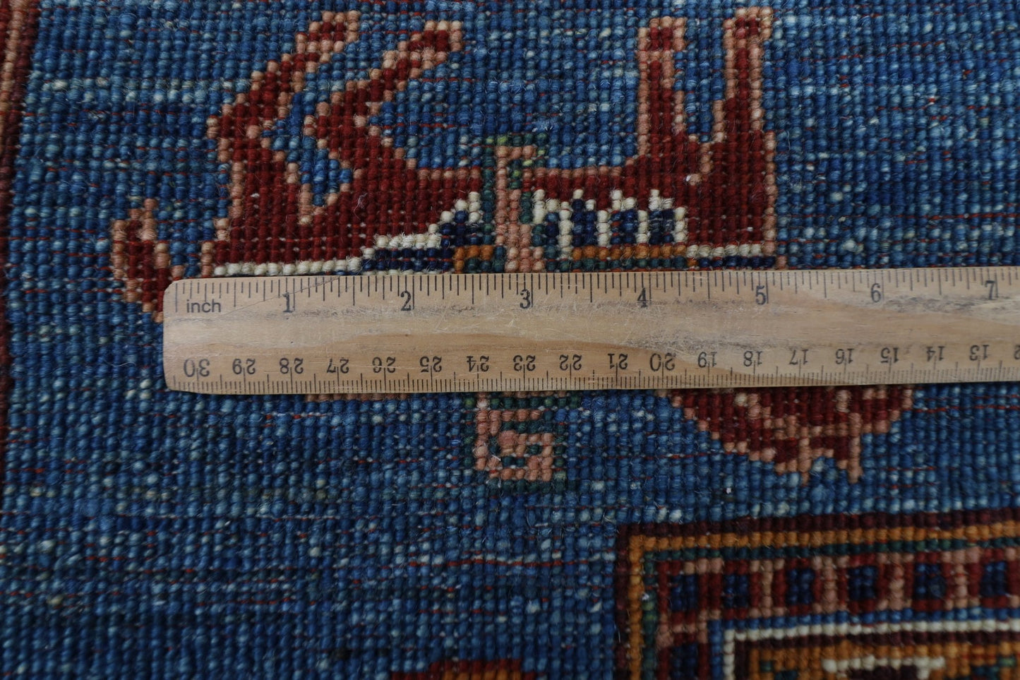 177 x 248 cm | Tribal Area Rug Afghan Hand Knotted veg Dye Wool carpet - ART WOOL CARPET