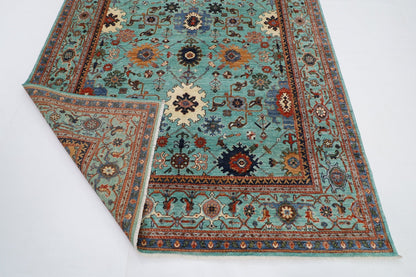200 x 303 cm | Bidjar Area Rug Afghan Hand Knotted veg Dye Wool carpet - ART WOOL CARPET