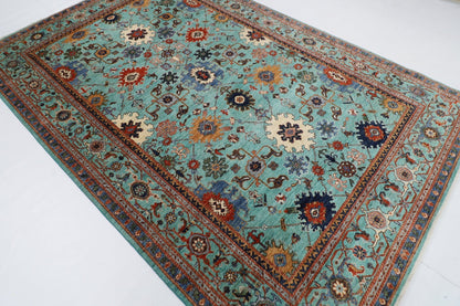200 x 303 cm | Bidjar Area Rug Afghan Hand Knotted veg Dye Wool carpet - ART WOOL CARPET