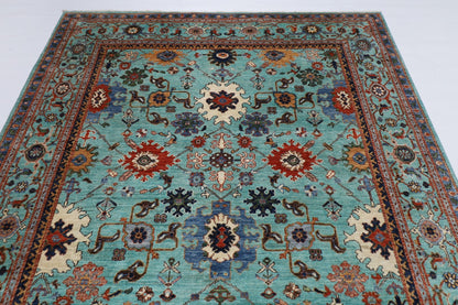 200 x 303 cm | Bidjar Area Rug Afghan Hand Knotted veg Dye Wool carpet - ART WOOL CARPET