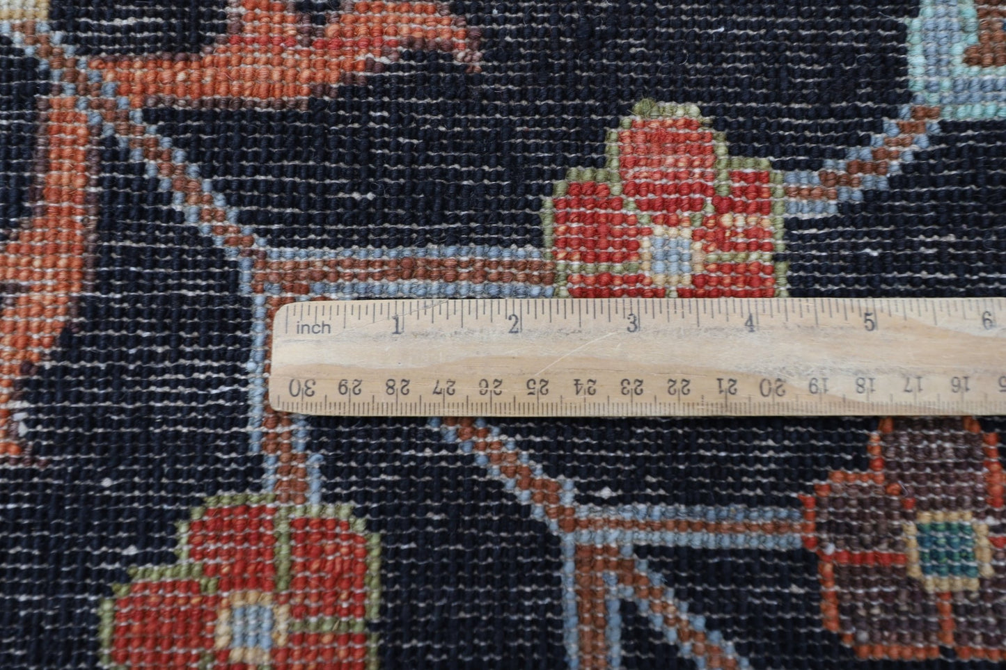 253 x 303 cm | Oriental Sultani Black Area Rug Afghan Hand Knotted Veg Dye Wool carpet - ART WOOL CARPET