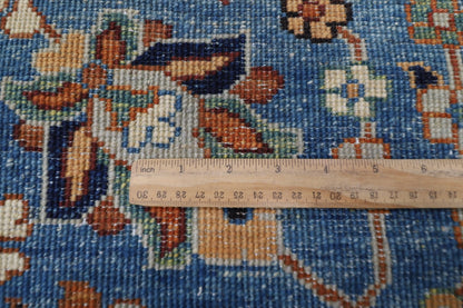 269 x 361 cm | Bidjar Gray Area Rug Afghan Hand Knotted veg Dye Wool carpet - ART WOOL CARPET