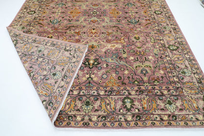 274 x 362 cm | Bidjar Pink Oriental Area Rug Afghan Hand Knotted Veg Dye Wool carpet - ART WOOL CARPET