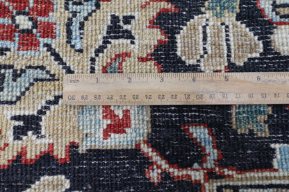 280 x 360 cm | Traditional Red Area Rug Afghan Hand Knotted veg Dye Wool carpet - ART WOOL CARPET