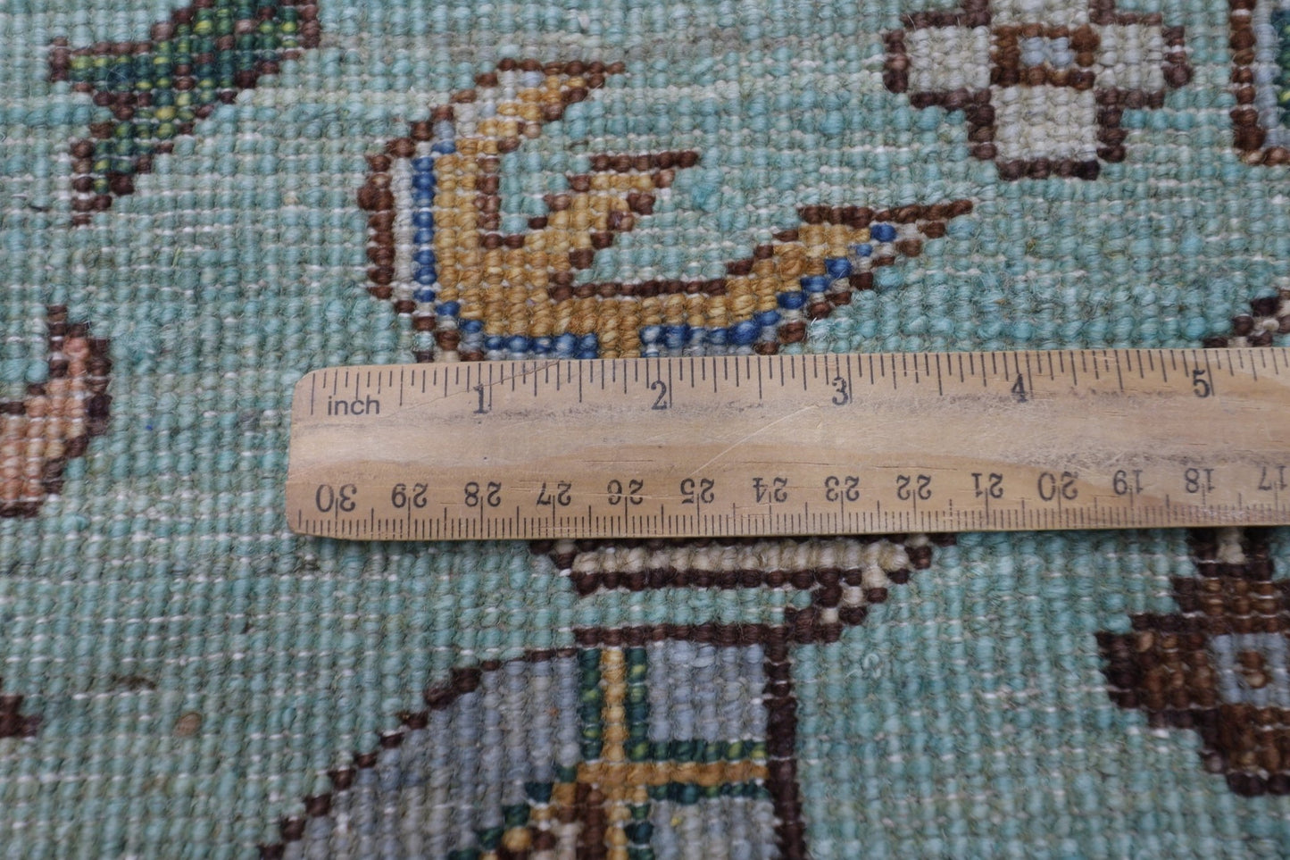82 x 353 cm | Oriental Floral Runner Rug Afghan Hand Knotted Veg Dye Wool carpet - ART WOOL CARPET