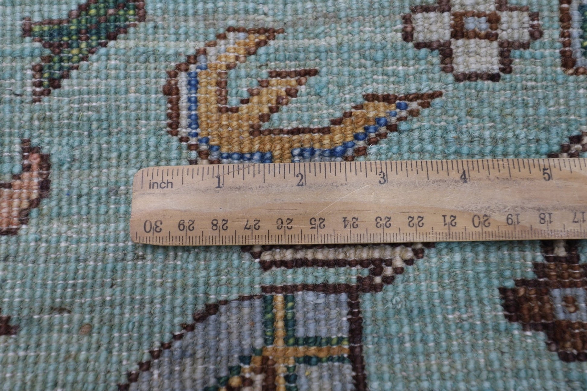 82 x 353 cm | Oriental Floral Runner Rug Afghan Hand Knotted Veg Dye Wool carpet - ART WOOL CARPET