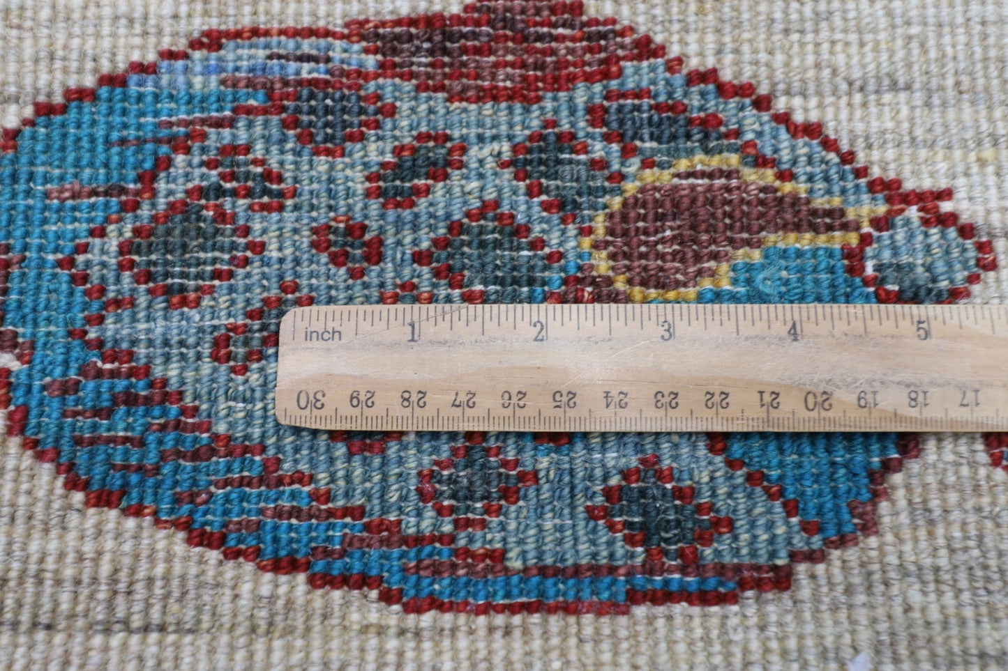83 x 125 cm | Oriental Fish Accent Rug Afghan Hand Knotted Veg Dye Wool carpet - ART WOOL CARPET