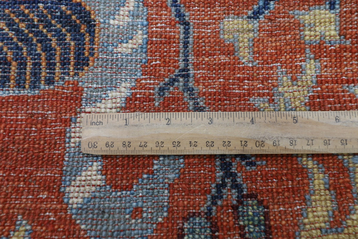 84 x 320 cm | Oriental Birds Orange Runner Rug Afghan Hand Knotted Veg Dye Wool carpet - ART WOOL CARPET