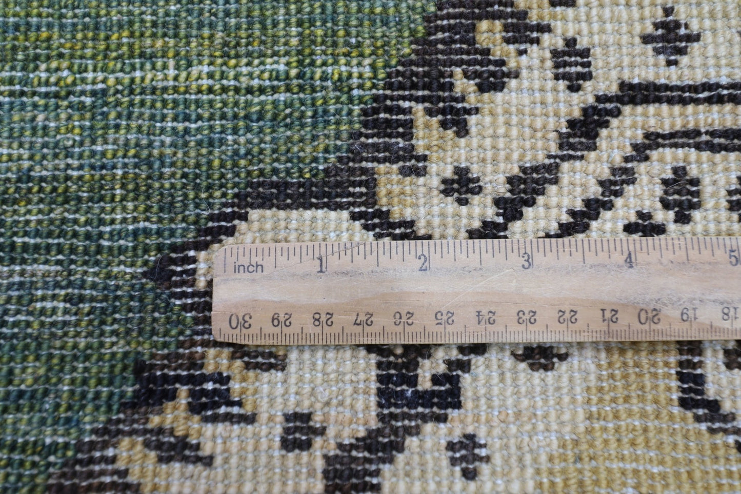 89 x 150 cm | Tiger Green Oriental Area Rug Afghan Hand Knotted Veg Dye Wool carpet - ART WOOL CARPET