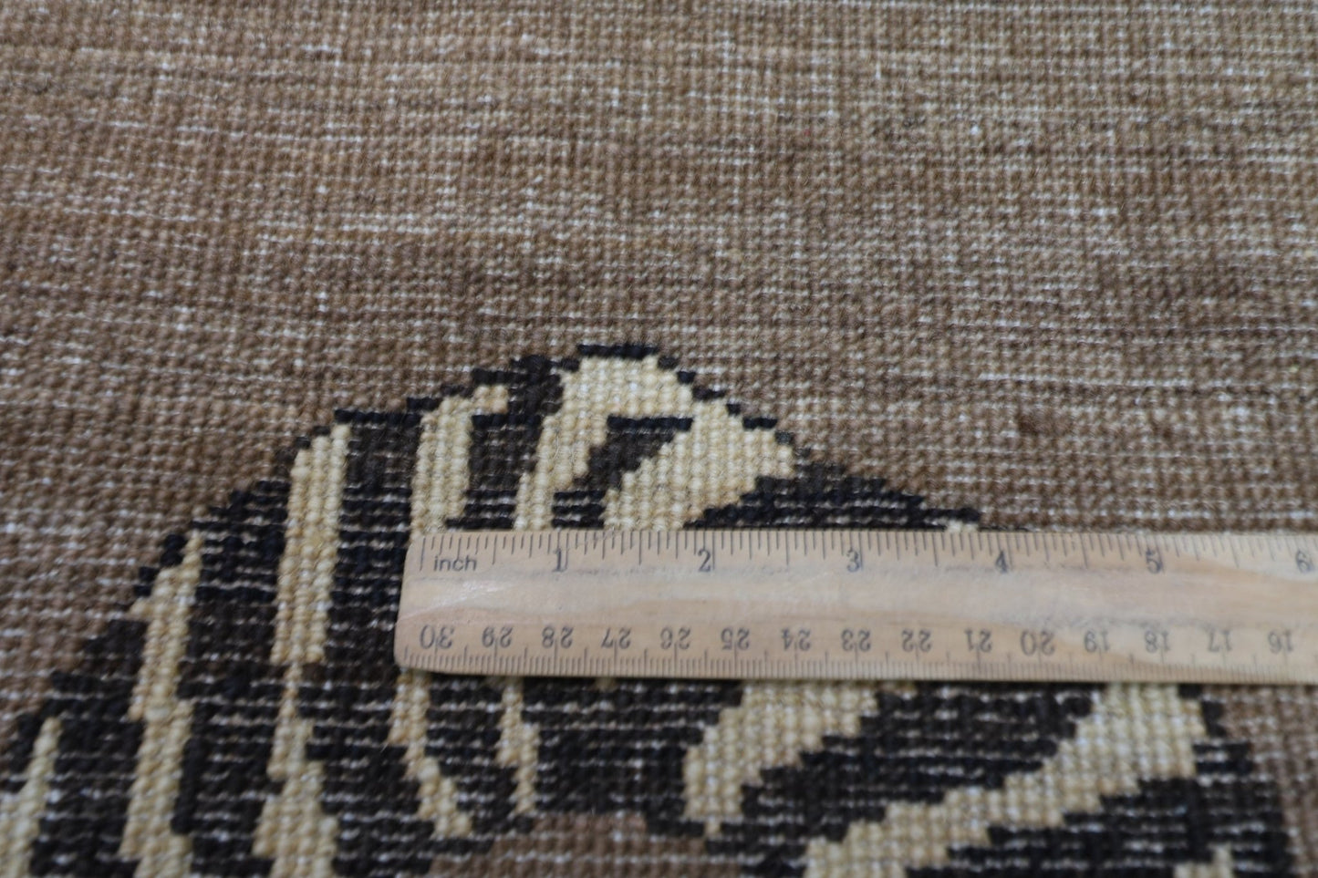 90 x 149 cm | Tiger brown Oriental Area Rug Afghan Hand Knotted Veg Dye Wool carpet - ART WOOL CARPET