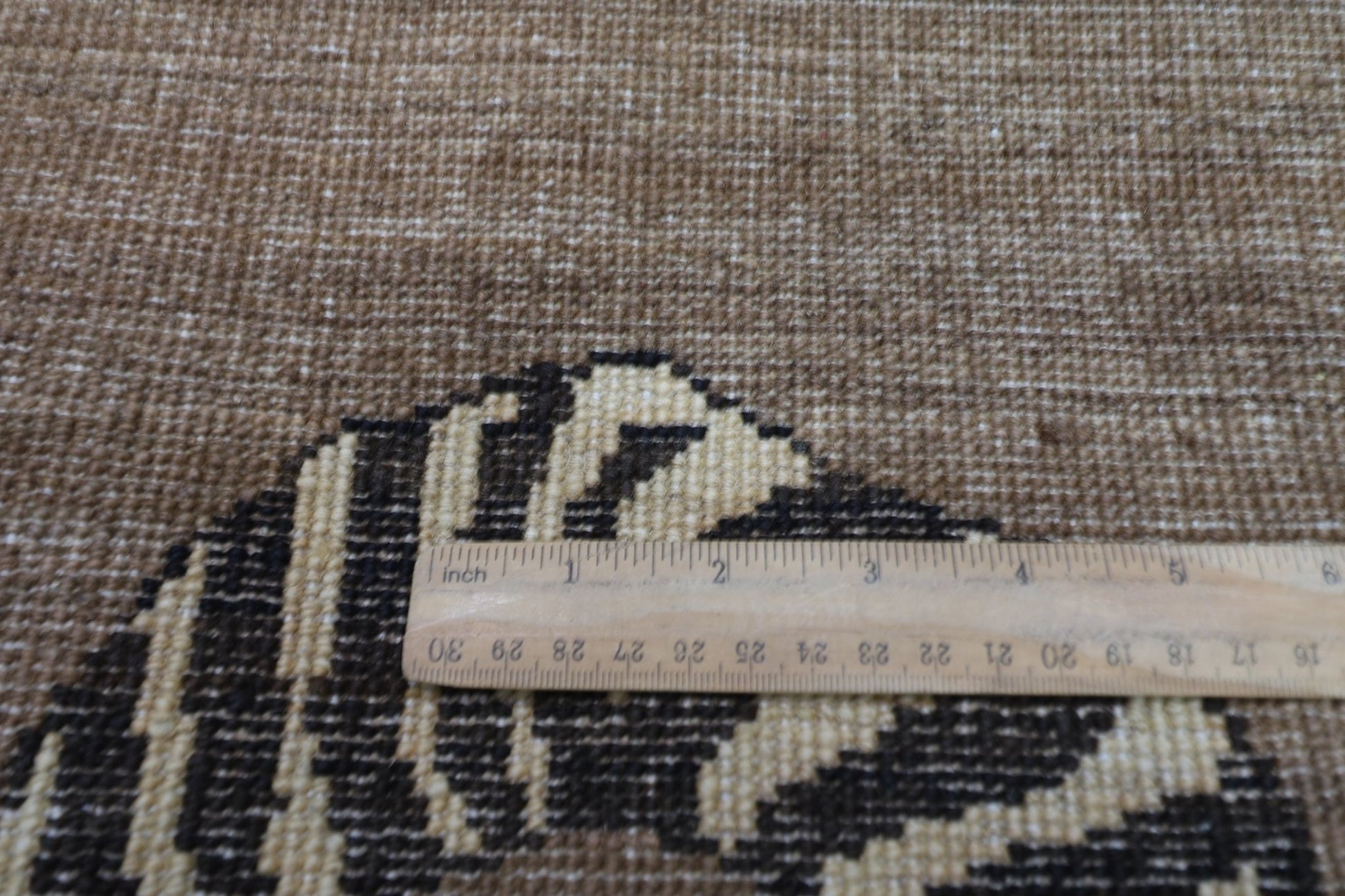 90 x 149 cm | Tiger brown Oriental Area Rug Afghan Hand Knotted Veg Dye Wool carpet - ART WOOL CARPET