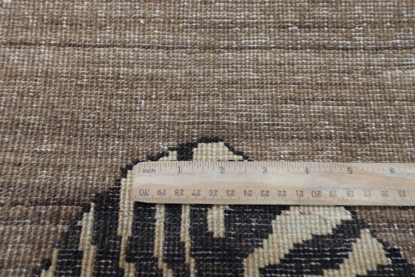 91 x 149 cm | Tiger Brown Oriental Area Rug Afghan Hand Knotted Veg Dye Wool carpet - ART WOOL CARPET