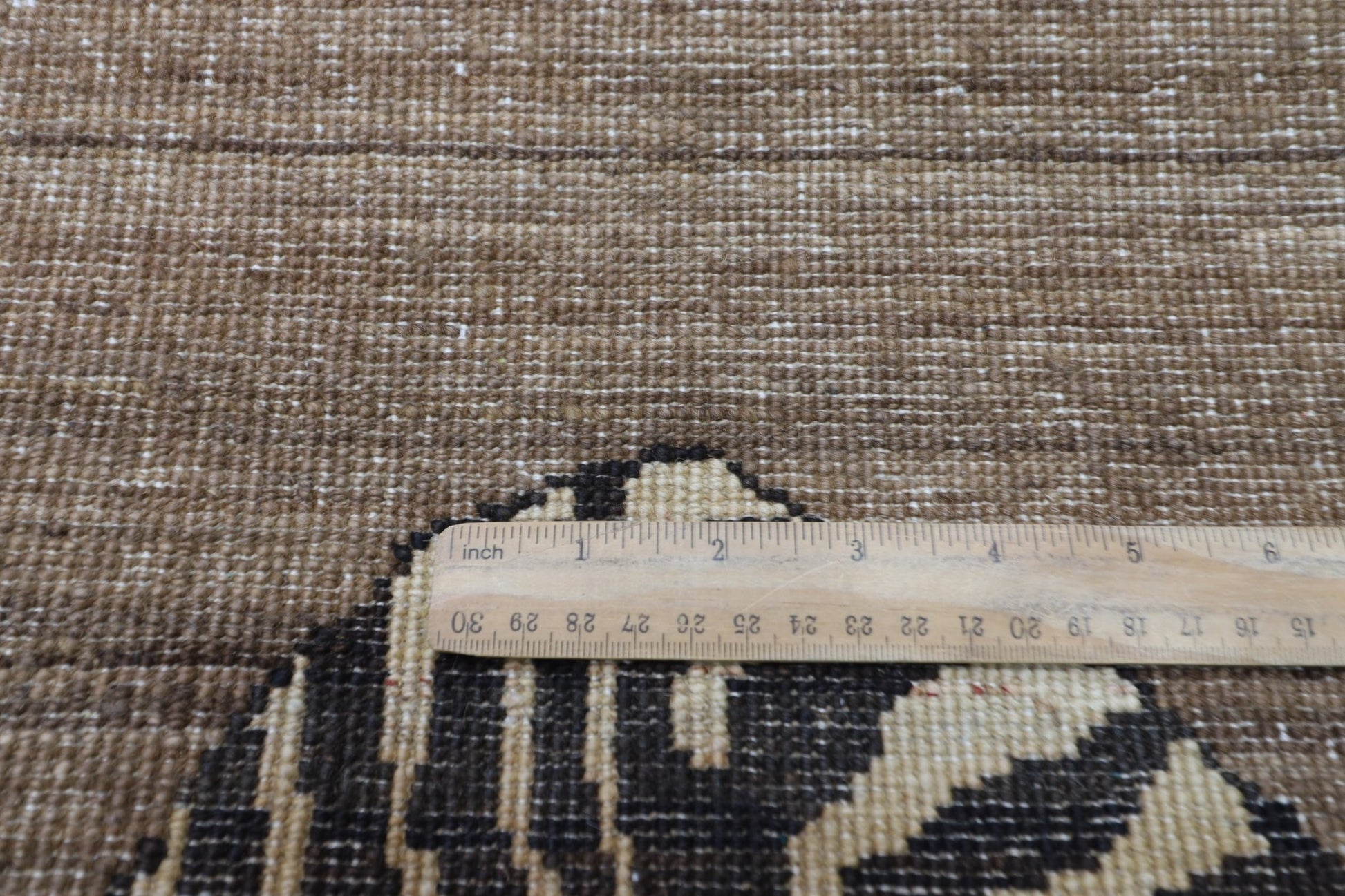 91 x 149 cm | Tiger Brown Oriental Area Rug Afghan Hand Knotted Veg Dye Wool carpet - ART WOOL CARPET