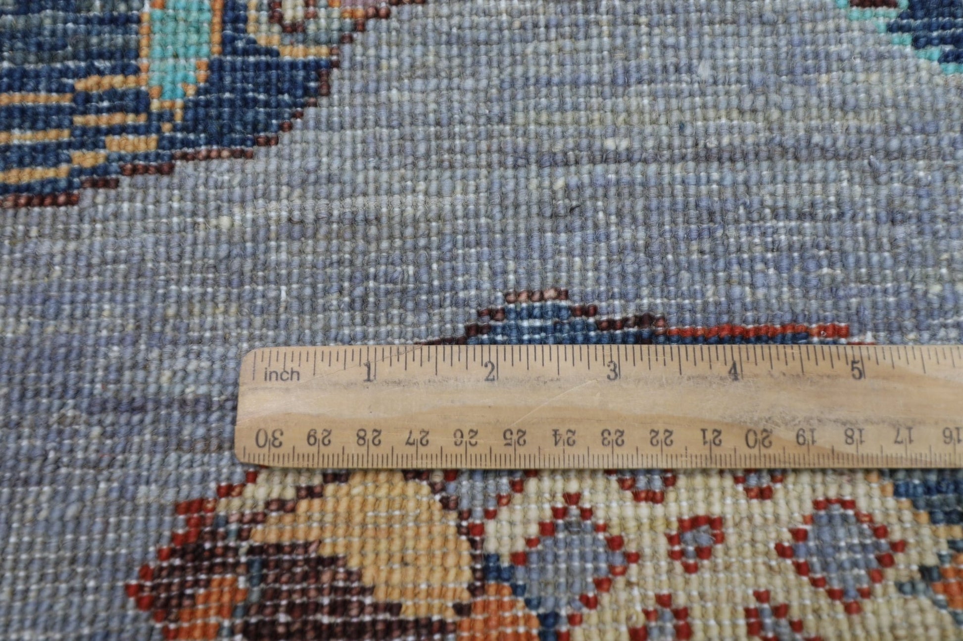 97 x 160 cm | Fish Gray Oriental Area Rug Afghan Hand Knotted Veg Dye Wool carpet - ART WOOL CARPET