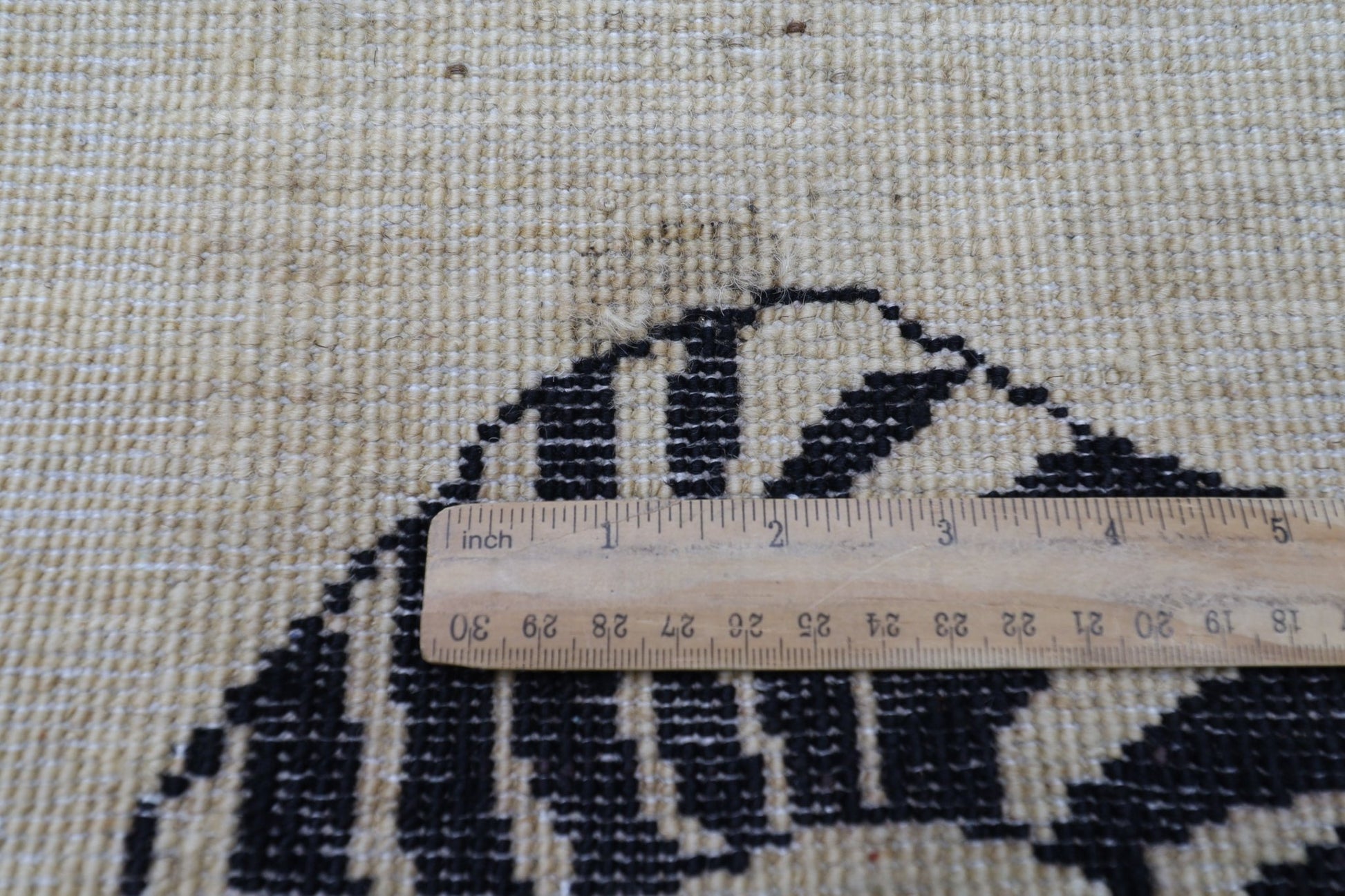 99 x 151 cm | Tiger Beige Oriental Area Rug Afghan Hand Knotted Veg Dye Wool carpet - ART WOOL CARPET