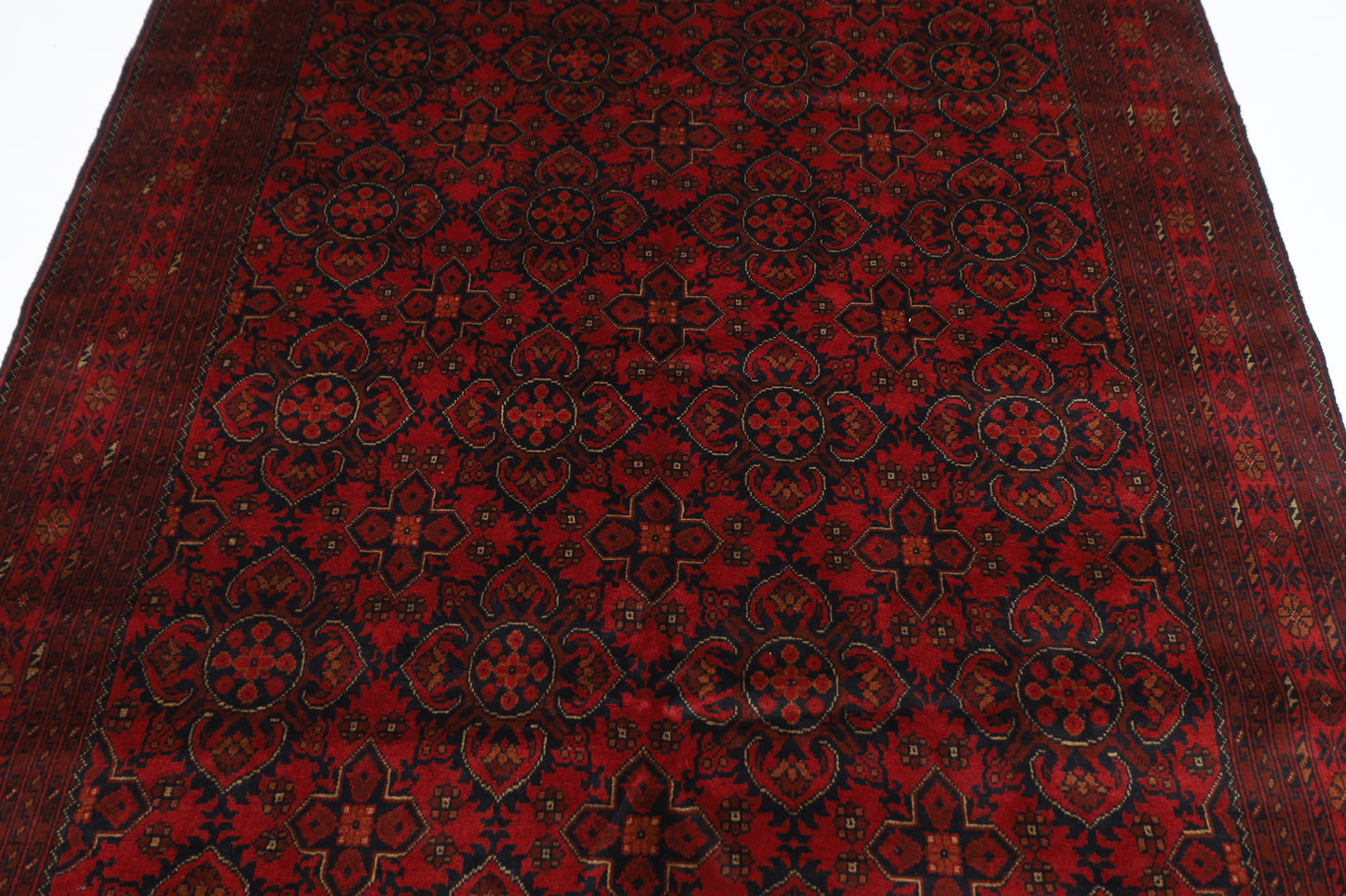 200 x 299 cm | Khal Mohammadi Afghan Tribal Hand Knotted Wool Carpet
