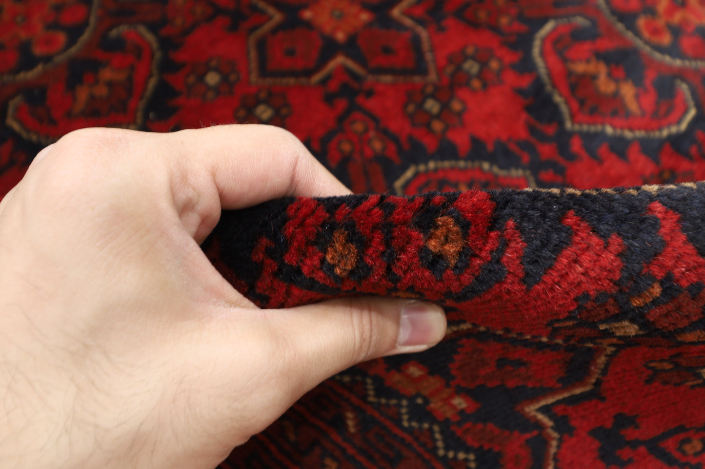 200 x 299 cm | Khal Mohammadi Afghan Tribal Hand Knotted Wool Carpet