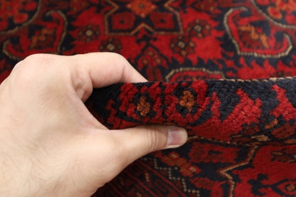 200 x 299 cm | Khal Mohammadi Afghan Tribal Hand Knotted Wool Carpet