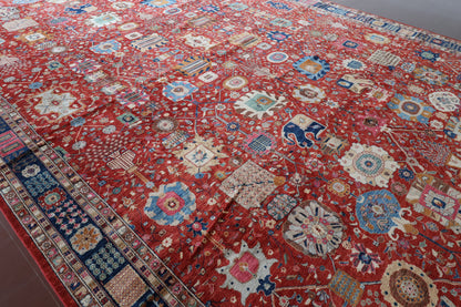 493 x 782 cm | 16'3 x 25'9 Ft Large Afghan Carpet