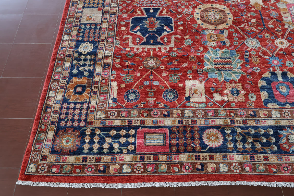 493 x 782 cm | 16'3 x 25'9 Ft Large Afghan Carpet
