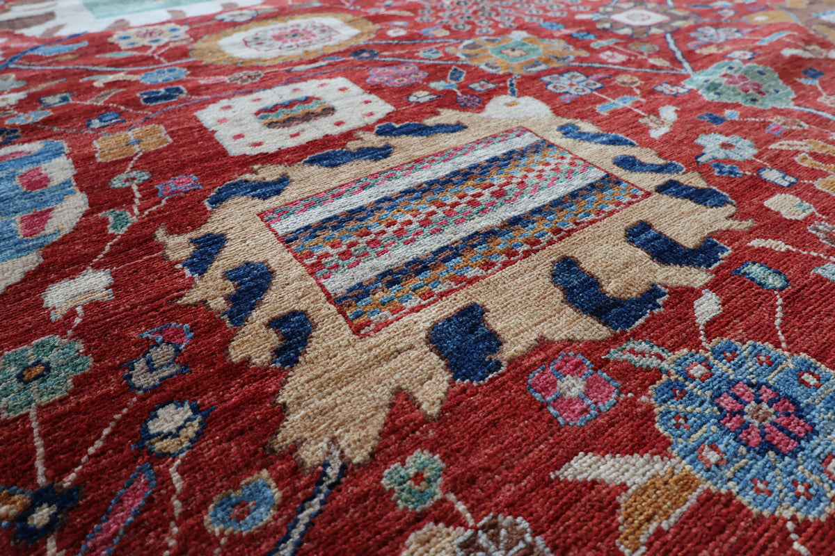 493 x 782 cm | 16'3 x 25'9 Ft Large Afghan Carpet
