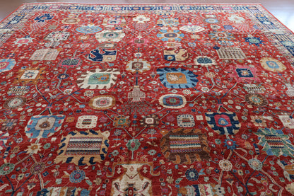 493 x 782 cm | 16'3 x 25'9 Ft Large Afghan Carpet