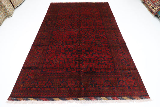 197 x 298 cm | Khal Mohammadi Afghan Tribal Hand Knotted Wool Carpet