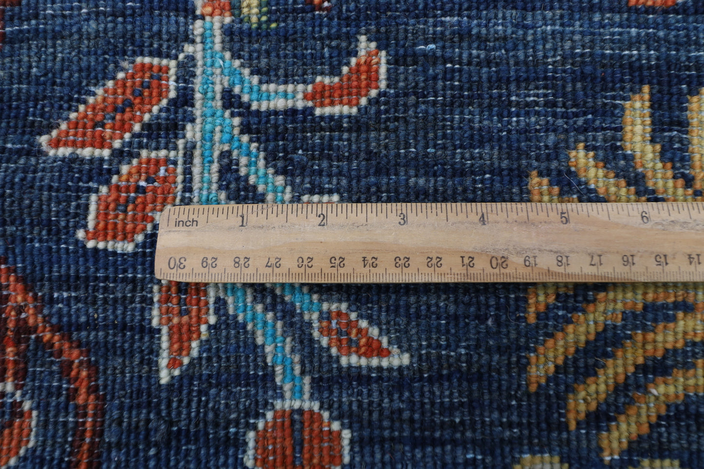 167 x 240 cm | Birds Blue Area Rug Afghan Hand Knotted veg Dye Wool carpet