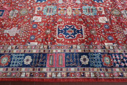 493 x 782 cm | 16'3 x 25'9 Ft Large Afghan Carpet