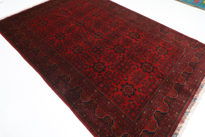 203 x 305 cm | Khal Mohammadi Afghan Tribal Hand Knotted Wool Carpet