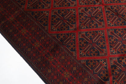 204 x 302 cm | Khal Mohammadi Afghan Tribal Hand Knotted Wool Carpet