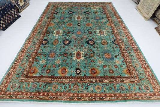 261 x 355 cm | Oriental Bidjar Area Rug Afghan Hand Knotted Veg Dye Wool carpet