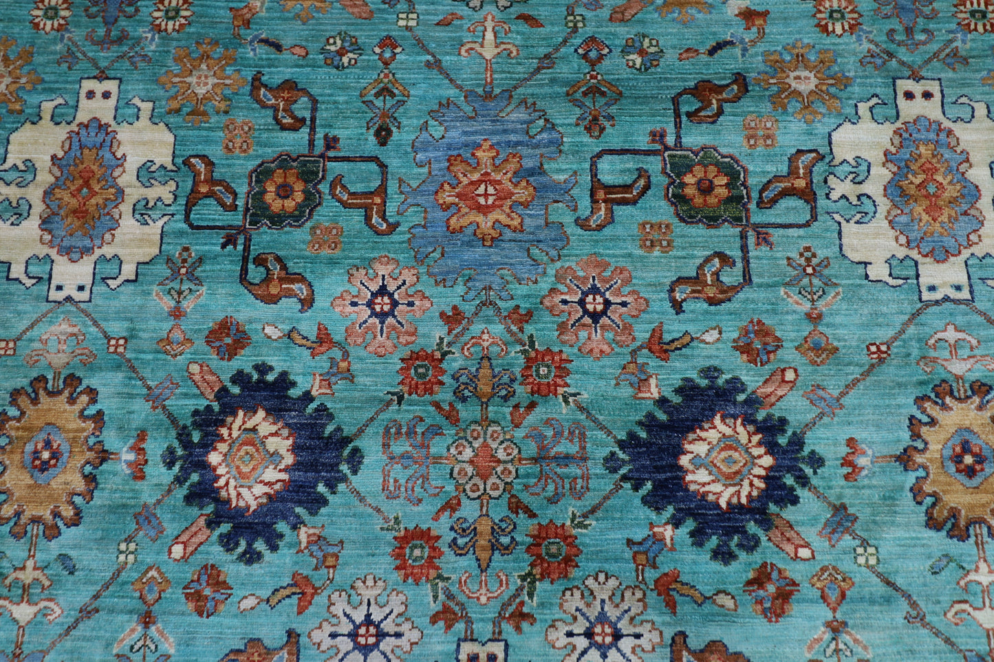 261 x 355 cm | Oriental Bidjar Area Rug Afghan Hand Knotted Veg Dye Wool carpet