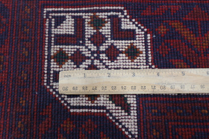 203 x 303 cm | Beige Khal Mohammadi Afghan Tribal Hand Knotted Wool Carpet