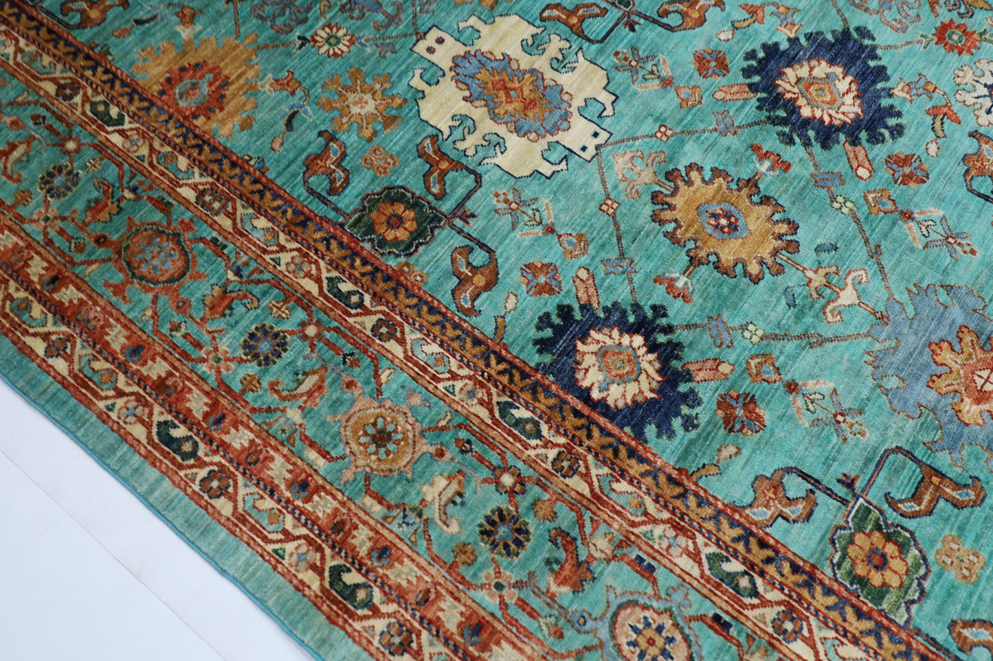 261 x 355 cm | Oriental Bidjar Area Rug Afghan Hand Knotted Veg Dye Wool carpet
