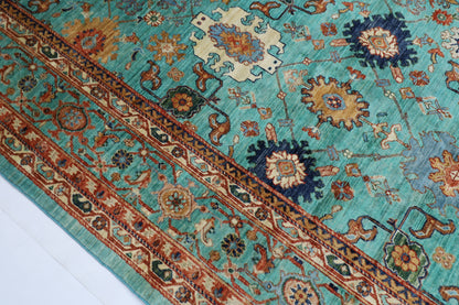 261 x 355 cm | Oriental Bidjar Area Rug Afghan Hand Knotted Veg Dye Wool carpet