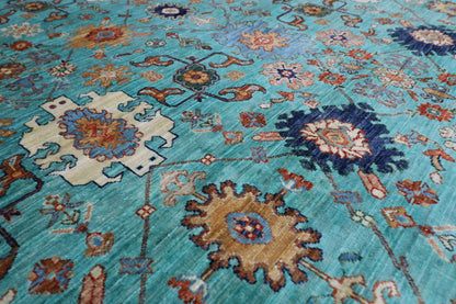 261 x 355 cm | Oriental Bidjar Area Rug Afghan Hand Knotted Veg Dye Wool carpet