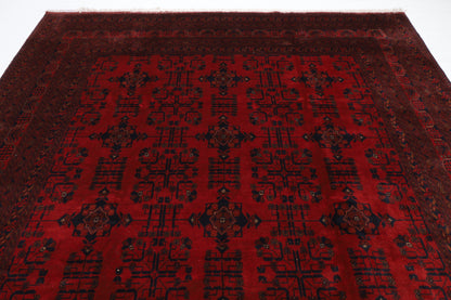 254 x 344 cm | Khal Mohammadi Afghan Tribal Hand Knotted Wool Carpet