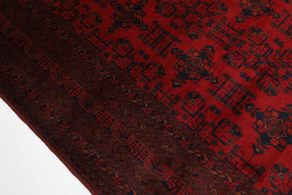 298 x 489 cm | Oriental Large Bokhara Area Rug Afghan Hand Knotted Wool carpet
