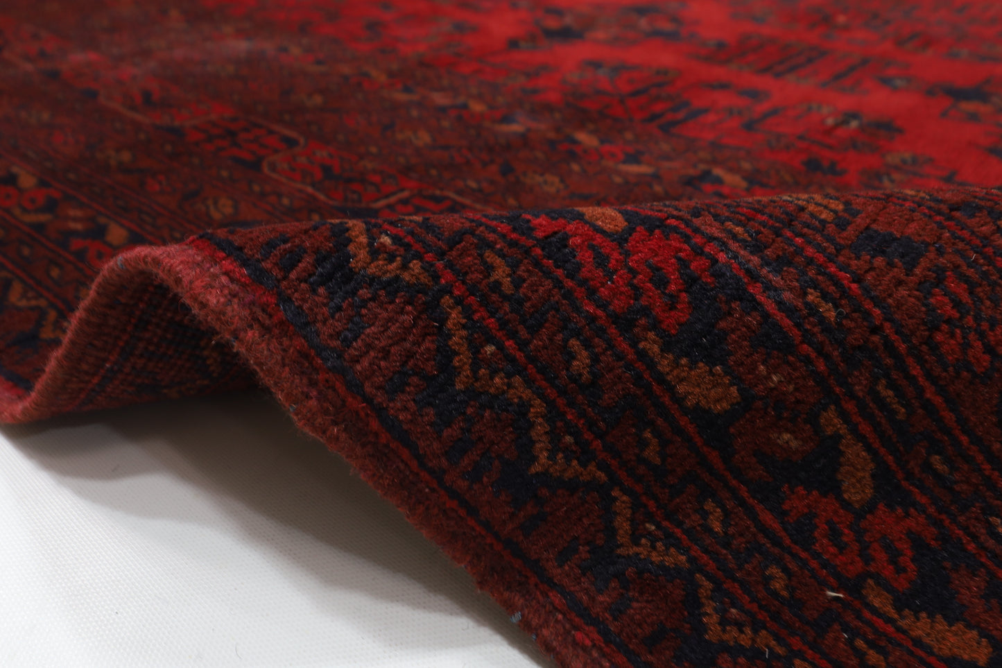 298 x 489 cm | Oriental Large Bokhara Area Rug Afghan Hand Knotted Wool carpet