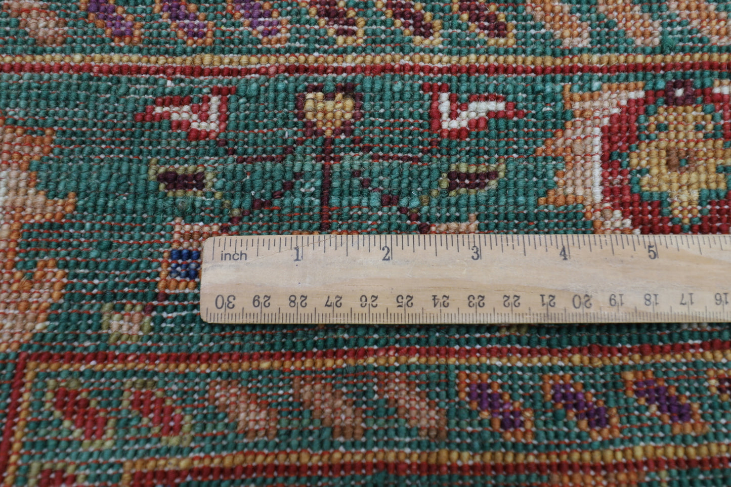 88 x 128 cm | Sultani Green Afghan Tribal Hand Knotted Carpet