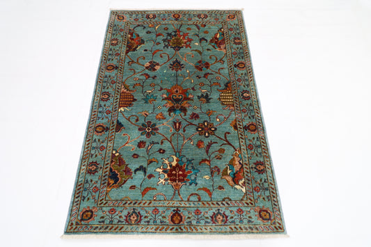 103 x 157 cm | Sultani Afghan Tribal Hand Knotted Carpet