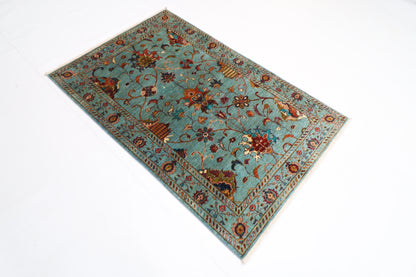 103 x 157 cm | Sultani Afghan Tribal Hand Knotted Carpet