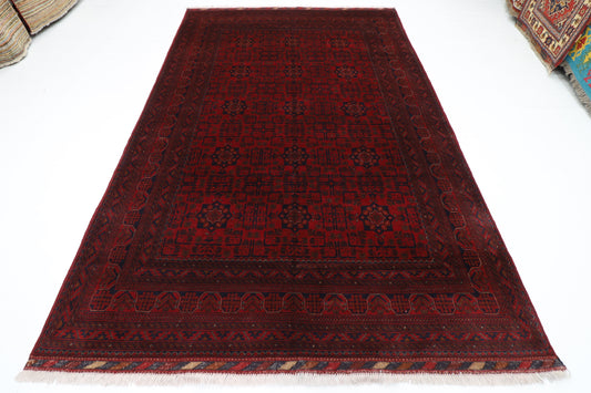 198 x 310 cm | Khal Mohammadi Afghan Tribal Hand Knotted Wool Carpet