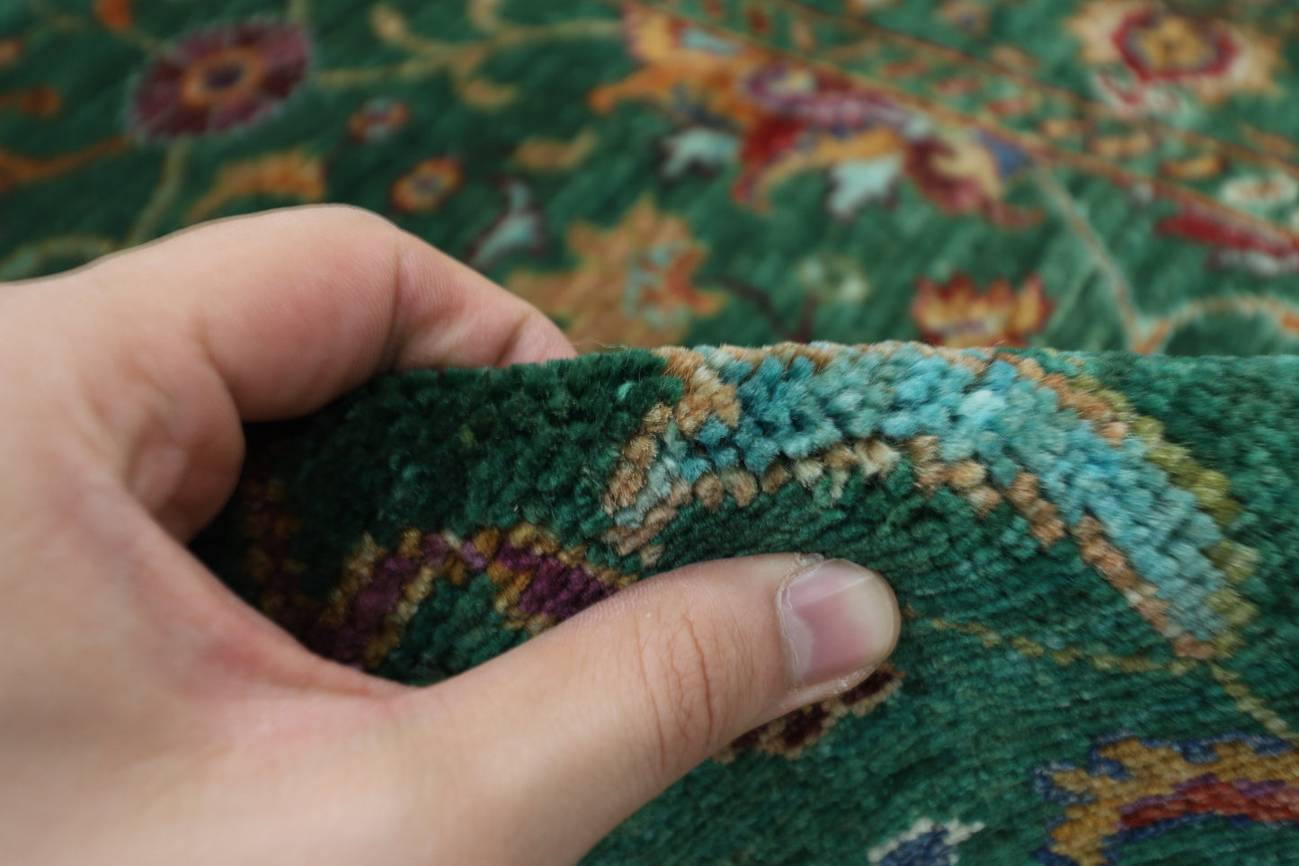 85 x 133 cm | Sultani Green Afghan Tribal Hand Knotted Carpet